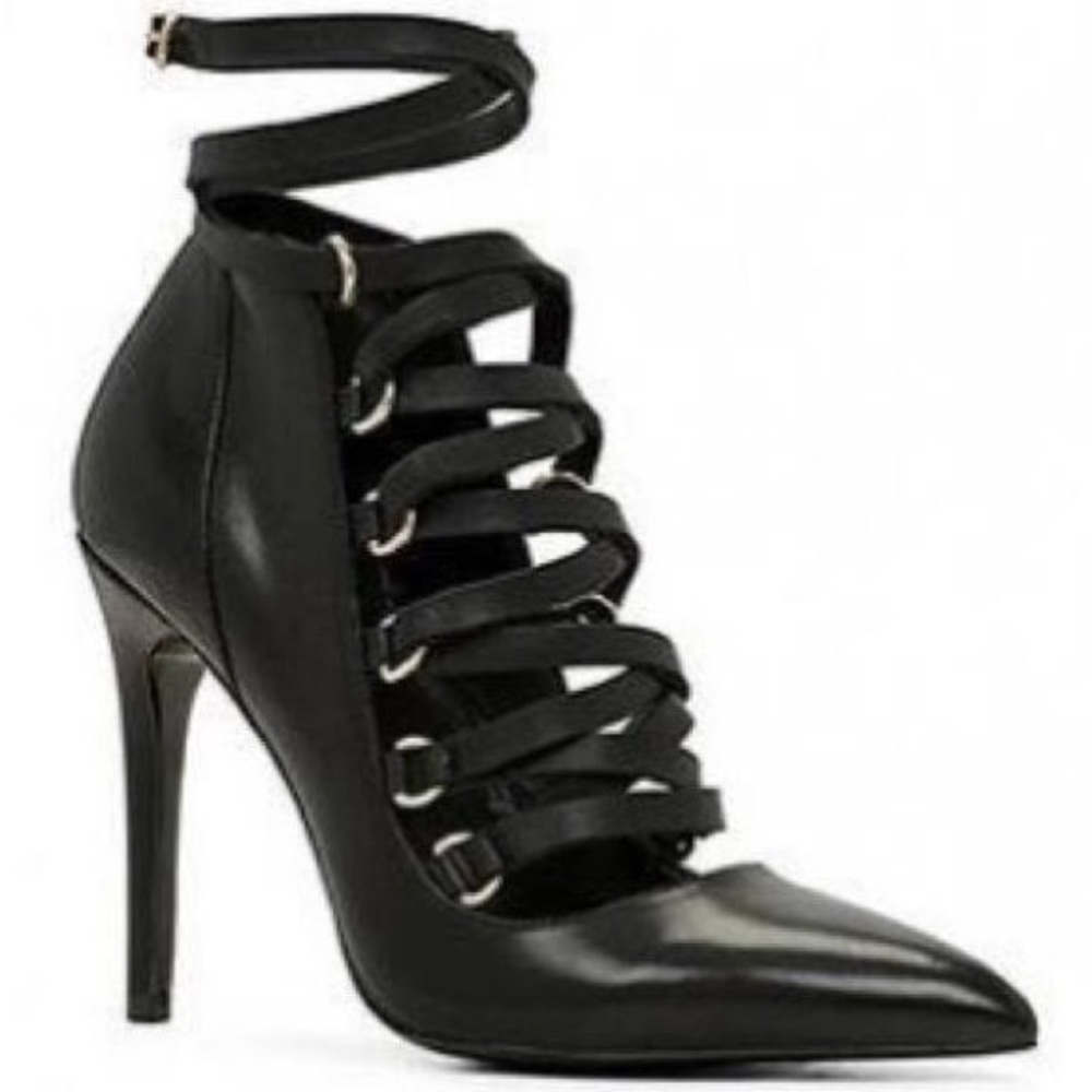 Aldo Womens Black Zelicia Shoes | Size: 8.5